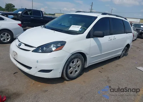2006 Toyota Sienna Ce из США, поврежденный, VIN 5TDZA23C96S420576